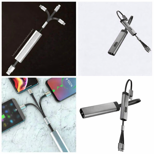 3 in 1 Extendable 3A Rapid Charging Cable