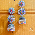 Multi Color Hanging Jhumka